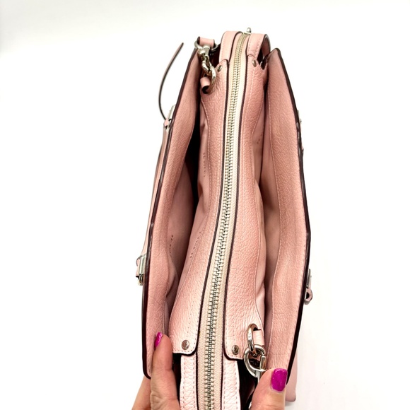 Coach Drew Satchel in Blossom Pink - Picture 8 of 14